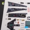 Kelik K72171 F-117A NIGHTHAWK - interior 3D decals for Academy kit (1/72)
